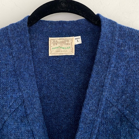 60s H Bar C wool cardigan - Picture 2 of 8